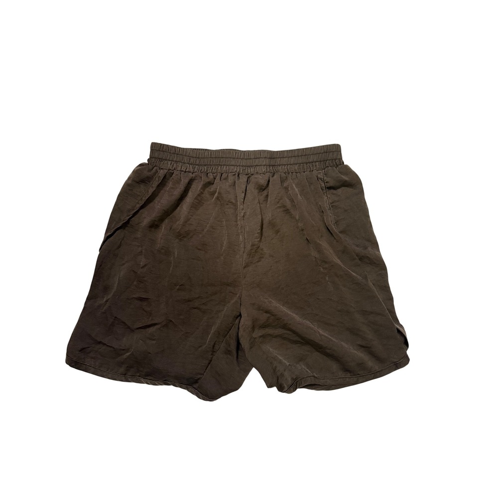 Urban Outfitters Womens XS Charcoal Grey Nylon Dolphin Shorts Elastic Waist